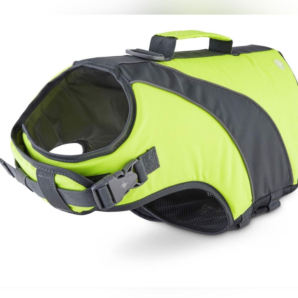 Petco Dog Life Jacket/Flotation Vest, Waterproof , Medium, Yellow